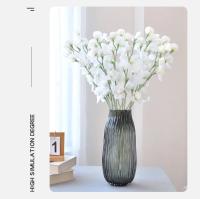 Flores Artificiales De Lino Fragantes 63CM Decoración Nórdica Para El Hogar Sala De Estar Mesa De Café Arreglo Floral - details 4