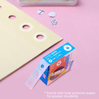 Mini Prensa De Agujeros Anillo Portátil Kawaii Para Papel Oficina Escuela Suministros De Encuadernación Estación De Trabajo - details 7