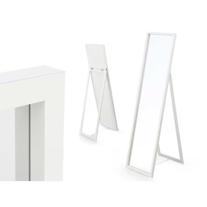 Espejo de Pie Factory Cuadros 30 X 120 Cm Madera Blanco - Decorativo - 1