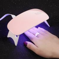 Secador De Uñas 6W Máquina De Lámpara UV LED Portátil Con Cable Micro USB Para Uso Doméstico Herramientas De Arte De Uñas Con 6 Lámparas LED - details 2
