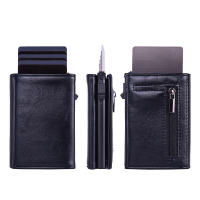 Carth para Hombre con Tarjetero Bloqueo RFID. Hombre cartera con Monedero. Incluye Tarjerero Bloqueo RFID con Pop Up para Tarjetas. Más lidero y elega. - details 9