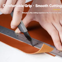 Cuchillo De Utilidad 9mm Con Corte De Snap off Para Manualidades Y Corte De Papel Estación De Desempaque Portátil Herramienta DIY - details 1
