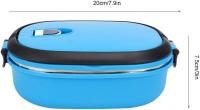 Fiambrera Térmica Portátil de Acero Inoxidable 900ml - Contenedor de Comida para Picnic Al Aire Libre - details 1