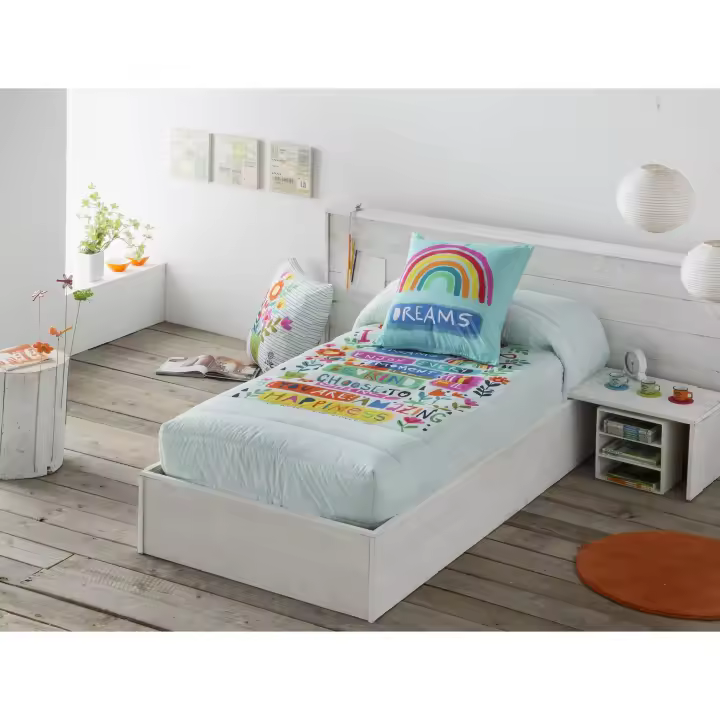 JVR - Edredón Ajustable modelo IMAGINE - Tejido 100% Algodón - Estampado digital - Fabricado en España - Cama 80/90/105/135/150 - 1