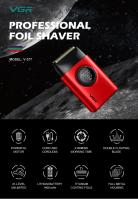 VGR Shaver Profesional Para Barba Trimmer Eléctrico Reciprocante LED Para Hombres V-377 Corte Rápido 9000 RPM Recargable Universal 120 Minutos De Uso - details 0