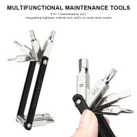 Herramienta De Bicicleta Multifuncional RIDERACE 8 En 1 CR-V Acero Llave Hexagonal Para Ruedas Y Motocicleta Reparación De Bicicletas Portátil - details 4