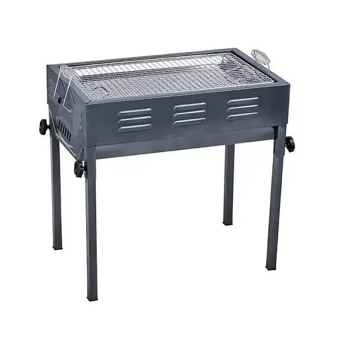 Maxia Market - Barbacoa de Carbón Rectangular, para cocina al aire libre, Camping, senderismo, Picnics, parrilla de carbón - 1