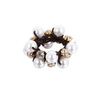 3pcs Paux Cinturones Para El Cabello Con Borde De Perla Y Decoración De Rhinestone Glitter Estilo Retro Para Mujer - details 3
