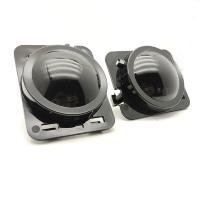 2 Pcs Luz Decorativa De Espejo Negro Con LED Amarillo Para Jeep JK JKU 2007 Accesorios De Señal De Giro Emblem Fender Luz De Marcador Lateral - details 3