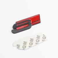 Banner - Emblema S Line Adhesivo para lateral compatible con Audi negro rojo