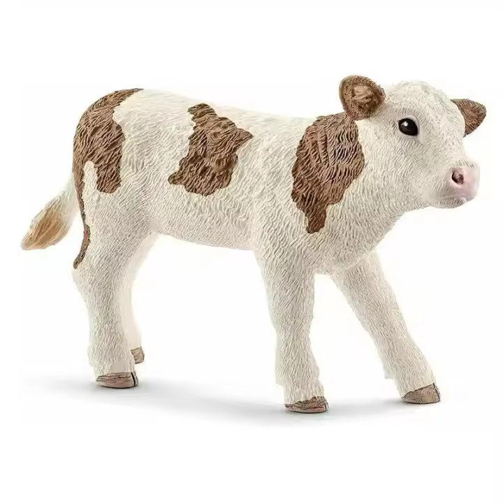 Figura animal ternero de raza Fleckvieh Schleich 13802 - 1