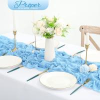 1pc Telar De Queso Para Mesa Estilo Paisajístico Toalla De Queso Para Bodas Showers De Bebés Cumpleaños Fiesta Decoración De Mesa De Poliéster 100% - details 3