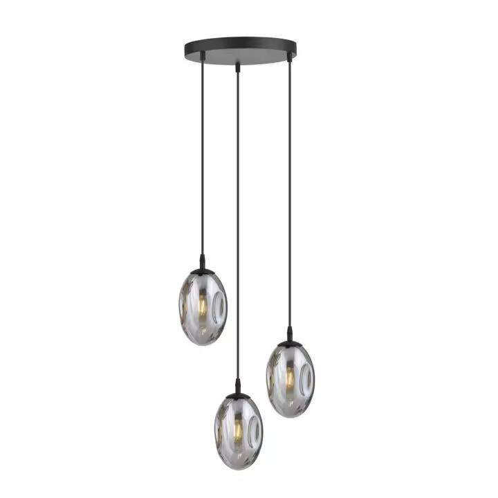 Lámpara de Suspensión Astral, Arce, Gris, 40x100x40 cm - 1
