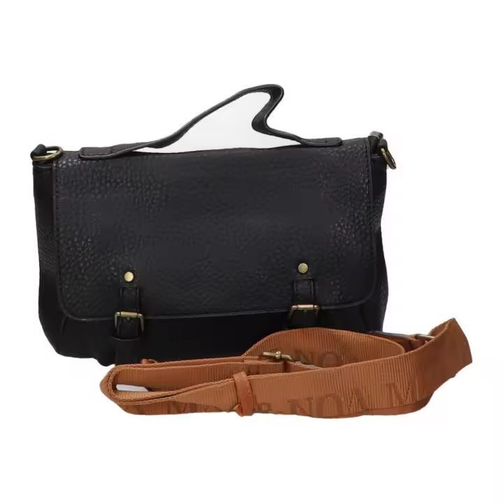 SARA BAGS | Bolso con Asa Sara Bags para Mujer – Bolso Mediano en Color Negro – Bolso con Cremallera y Bandolera Ajustable – Varios Compartimentos – Cómodo y Versátil – Modelo SCZQ2500020899 - 1