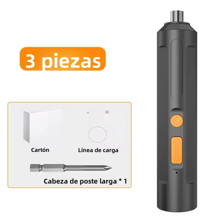 Destornillador Eléctrico USB Recargable Sin Cable Herramienta De Perforación Con Batería Para DIY En El Hogar - 1