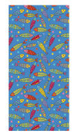 J.S ONDO Toalla de baño , Toalla de Playa, ESTAMPADO DE PECES Toalla Microfibra Prevención de Arena, Toallas de Playa Ligera y de Secado Rápido, Aplicable a Playa, Viajes, Sauna, Gimnasio 90*170cm - details 2