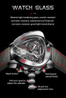 Reloj De Pulsera Deportivo Para Hombre 2024 Marca Top Lujo Grande Cronógrafo Cuarzo Resistantes Al Agua Y Al Choque Manos Luminosas Correa De Cuero Relogio Masculino - details 13