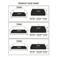 Cubierta De Sofá Elástica De Trenzado Para Sala De Estar Fácil De Limpiar Estilo Rayas Material Poliéster Cómodo Y Duradero - details 1