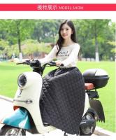 Protector De Rodillas Para Motocicleta Impermeable Y Térmico Para Hombres Y Mujeres Cubierta De Algodón Universal Para Invierno - details 5