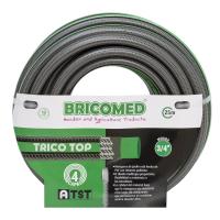 Manguera de jardín TRICO-TOP A-TS tricotado anti-torsion (3/4"-25 metros) con diseño multicapa, fabricada en PVC reforzado con poliéster  y resistente a los rayos UV - Bricomed - details 0