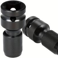Adaptador De Cabezal Multifuncional Para Llave Eléctrica Transformador De Taladro Eléctrico Con Mango Cuadrado/Circular Martillo Y Taladro De Impacto - details 0