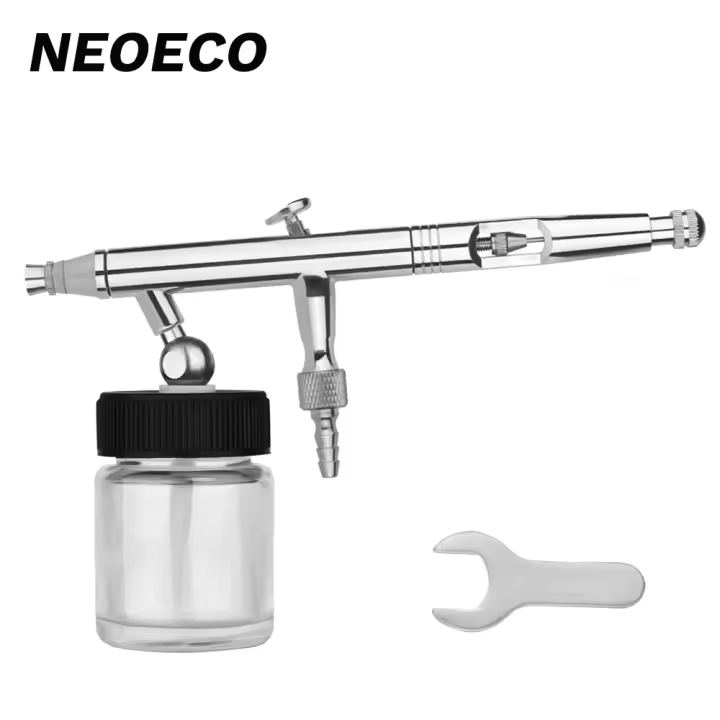 Kit De Aerógrafo Dual Acción 0.5mm 22cc Para Pintura De Modelos Artesanía Body Shoe Auto Hobby Pintura De Uñas - 1