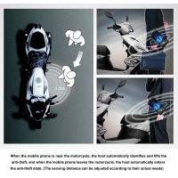 Dispositivo Antirrobo Para Motocicleta Con Bluetooth Controlado Por App Desbloqueo Automático Con Un Click Luz Alarmante Silencioso - details 2
