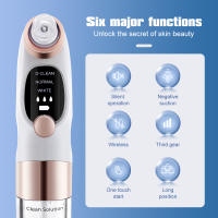 BIT Limpiador eléctrico de poros faciales, Extractor de succión al vacío de puntos negros, microburbujas pequeñas, espinillas y acné, limpieza profunda - details 3