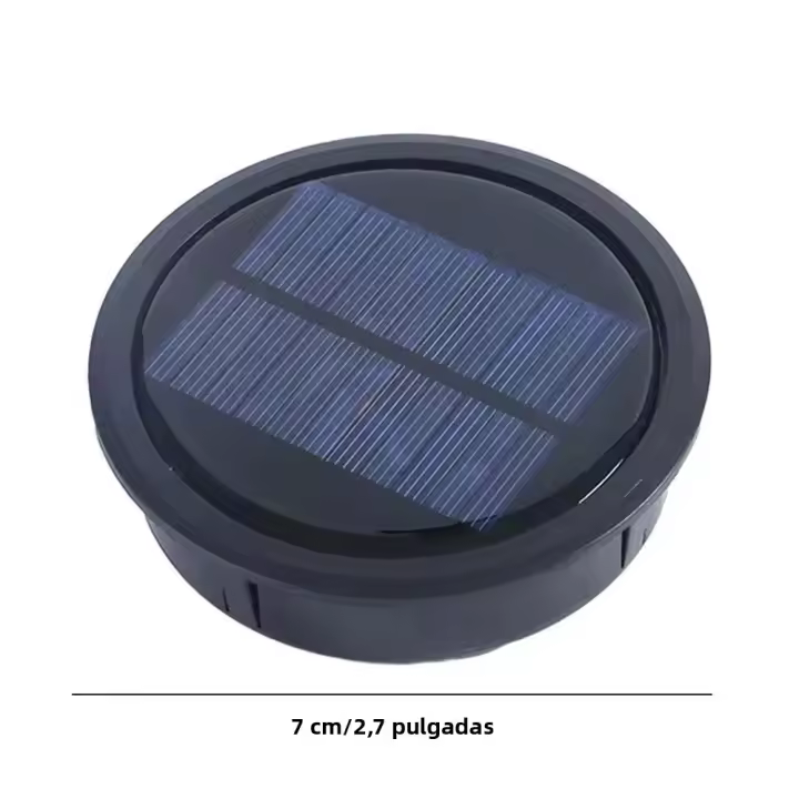 Cubierta De Repuesto Solar Para Farol De Jardín Impermeable Con Luz Automáticamente Encendida Y Apagada Para Patio De Yard - 1