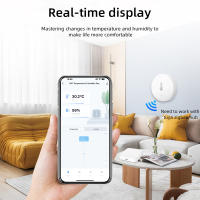 Termómetro Inteligente Zigbee Tuya Para El Hogar Monitor De Temperatura Y Humedad Compatible Con Alexa Y Google Home Assistant - details 3