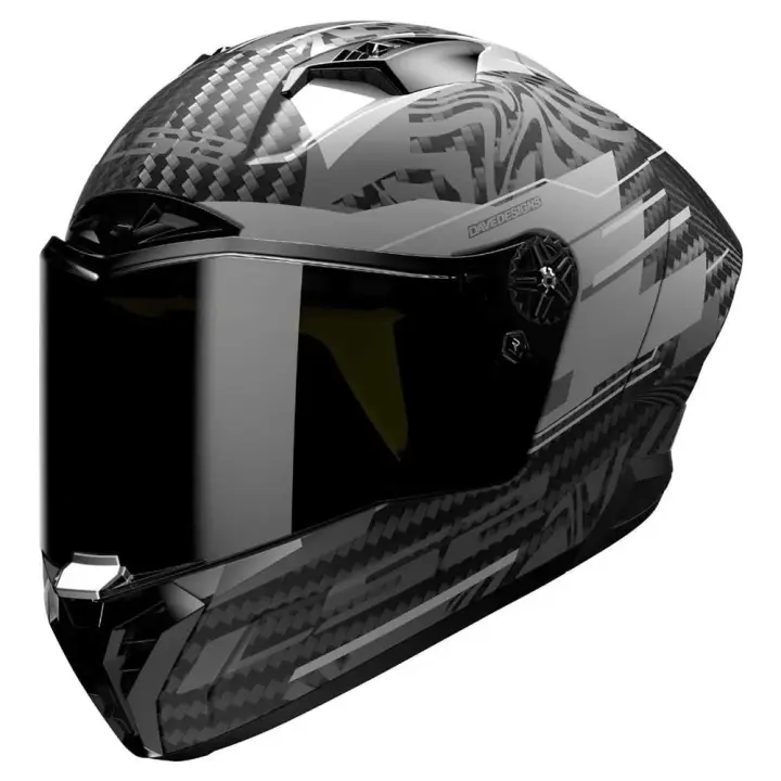 Ls2 Casco Integral Ff805 Thunder Carbon Gp Aero Polar - 1