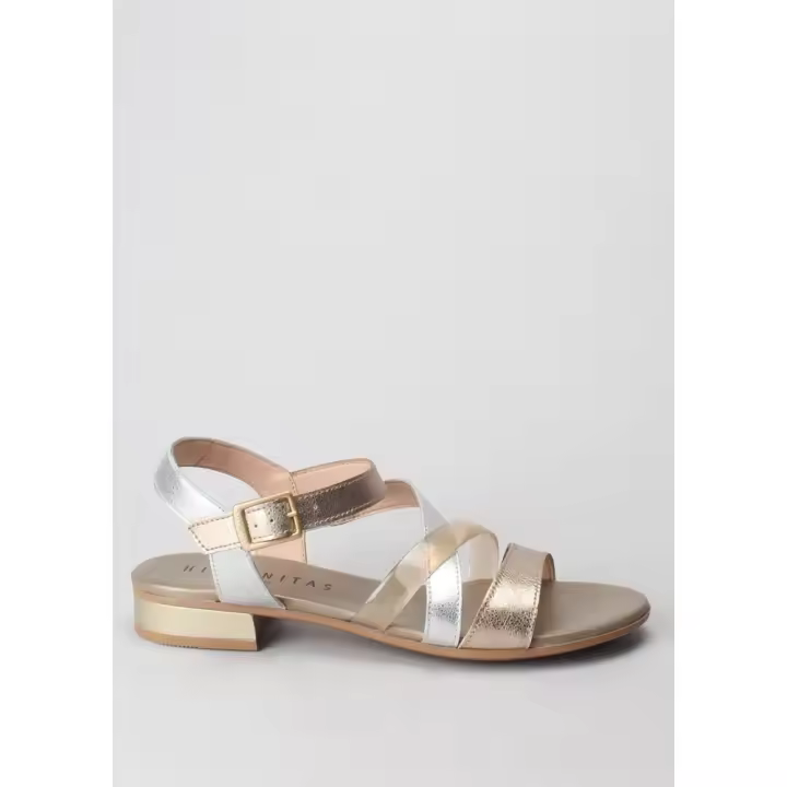 HISPANITAS CHV243367 Sandalias planas de Mujer 32461 24V SANDALIA TIRAS COLEROS ANTICO - 1