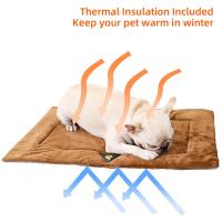 Alfombra De Descanso Para Mascotas Con Aislamiento Térmico Auto-Generada Para Gatos Y Perros Recién Parturidos Y Cirugía Suave Sillón De Nylon Cubierta De Dormir - details 8