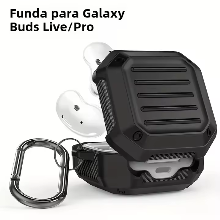Funda Suave Para Samsung Galaxy Buds 2 pro Con Llave De Cadenas Cubierta TPU Protectora Para Auriculares Accesorios Con Llavero - 1
