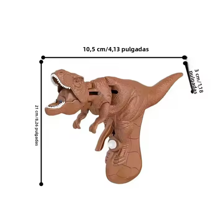 Juguete De Agua Con Sprinkler De Dinosaurio Que Balancea La Cabeza Juguetes Para Niños Boy Summer Beach Dino Spray Shooting Pressing Grip - 1