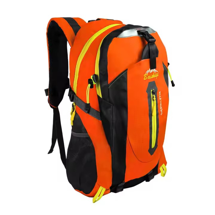 Ociodual Mochila Senderismo 30L Naranja Ligera Impermeable Mochila Viaje Supervivencia Plegable Mochila Mujer Camping Mochila Hombre Trekking Montaña Mochilas Marcha Nórdica Deporte - 1
