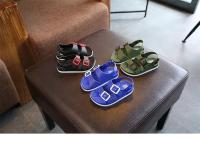 Sandalias De Cuero Para Niños Verano Antideslizantes Deportivas Casuales Con Hebilla Para Playa Zapatos Suaves Para Bebés Y Niños De 1 a 4 Años - details 0