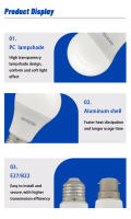 Bombilla LED A60 G45 10W Luz Blanca Cálida Bajo Voltaje AC DC 12V 24V 36V 48V Para Cadena De Luces Reemplazo Para Bombilla Solar - details 6