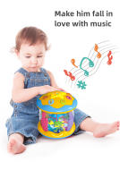 Proyector De Oceano Juguetes Luminosos Con Música Para Bebés De 12-18 Meses Y Niños De 6 a 12 Meses Aprendizaje Al Escalar Tiempo De Prone - details 2