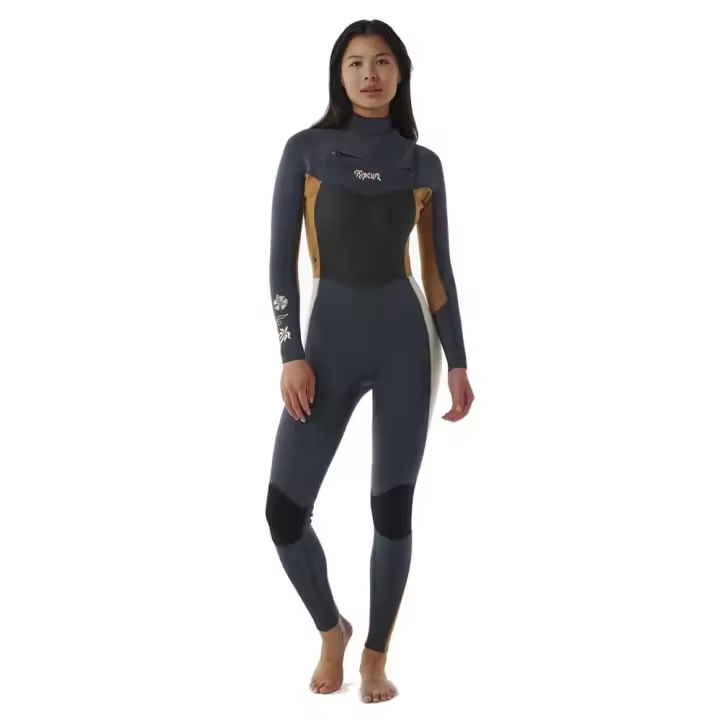 Rip Curl Traje De Neopreno De Manga Larga Y Cremallera Pectoral Dawn Patrol 3/2 Mm - 1