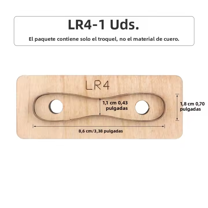 QJH Molde De Corte Para Cremalleras Y Cuero Herramienta De Artesanía Para Manualidades Creación De Bolsos Pullers De Cremalleras - 1
