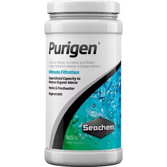 Seachem Laboratories Inc Filtro Purigen Seachem 250ml para Acuarios Agua Dulce y Salada - 1