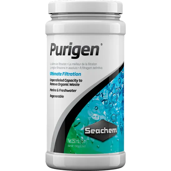 Seachem Laboratories Inc Filtro Purigen Seachem 250ml para Acuarios Agua Dulce y Salada - 1