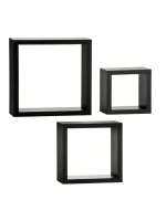 STARLEY - SET3 Estantes Cubo de Pared , Blanco rganizadores de Almacenamiento de Cubos 24/27/30 - details 0
