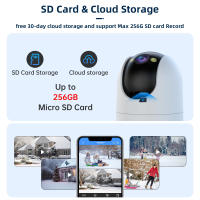 Cámara PTZ 4K IP Exterior Impermeable Con Lente Dual 5G WiFi Seguridad Vigilancia De Video Monitorización De Bebé Auto Tracking - details 15