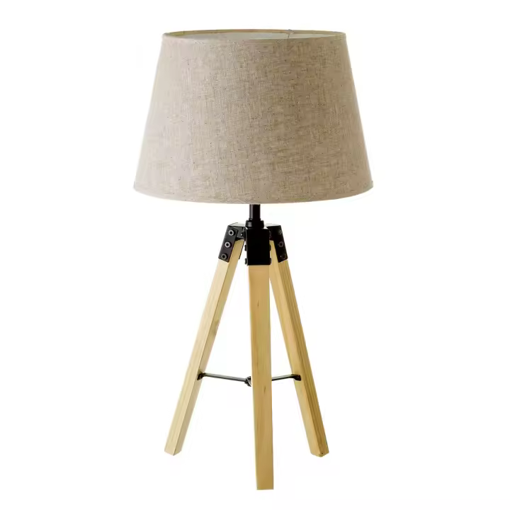 Lámpara de Mesa nórdica Beige de Madera para salón Factory -DAMDAM GO - 1