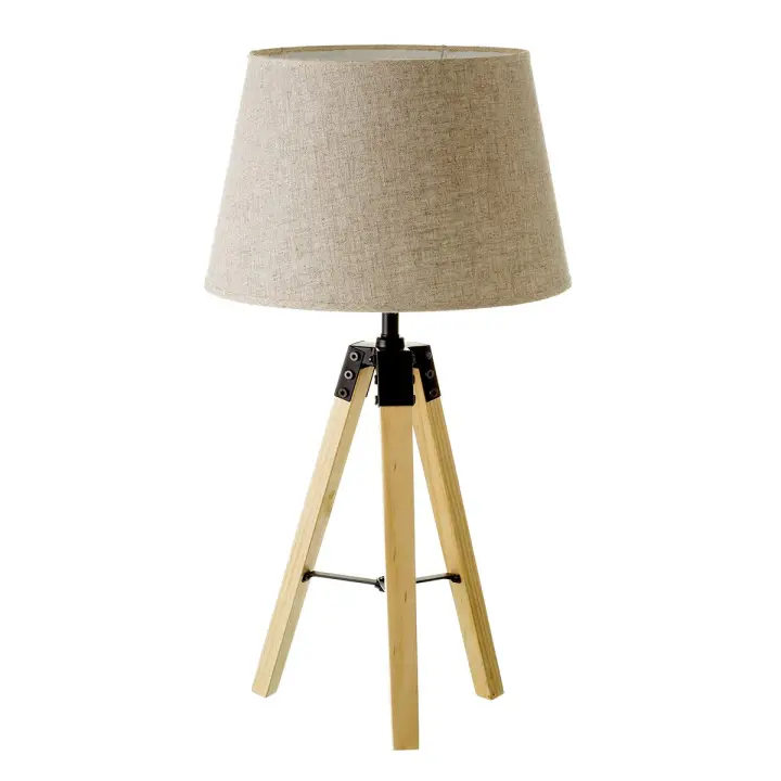 Lámpara de Mesa nórdica Beige de Madera para salón Factory -DAMDAM GO - 1