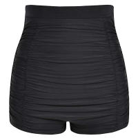 Bikini De Verano Para Mujer Talla Grande Cintura Alta Shorts De Natación En Negro Y Azul Moda Bikini Adecuado Para Playa Y Piscina - details 2