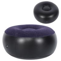 Silla De Camping Inflable Con Esfuerzo De Piel Silla Portátil Para Exteriores Con Soporte De Pies Para Viajes Y Oficina - details 2
