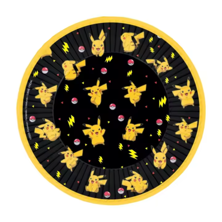 Platos Para Fiestas De Pokémon De 18 Cms. 1 Pack De 8 Unidades. Producto Oficial. - 1